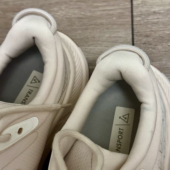 HOKA Transport Women Sneakers Eggnog Sz7B Vibram Sole CORDURA Neutral Minimalist - Picture 8 of 11